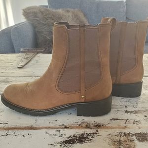 Clark's Genuine Suede Leather Boots